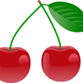 Red Cherries free vector