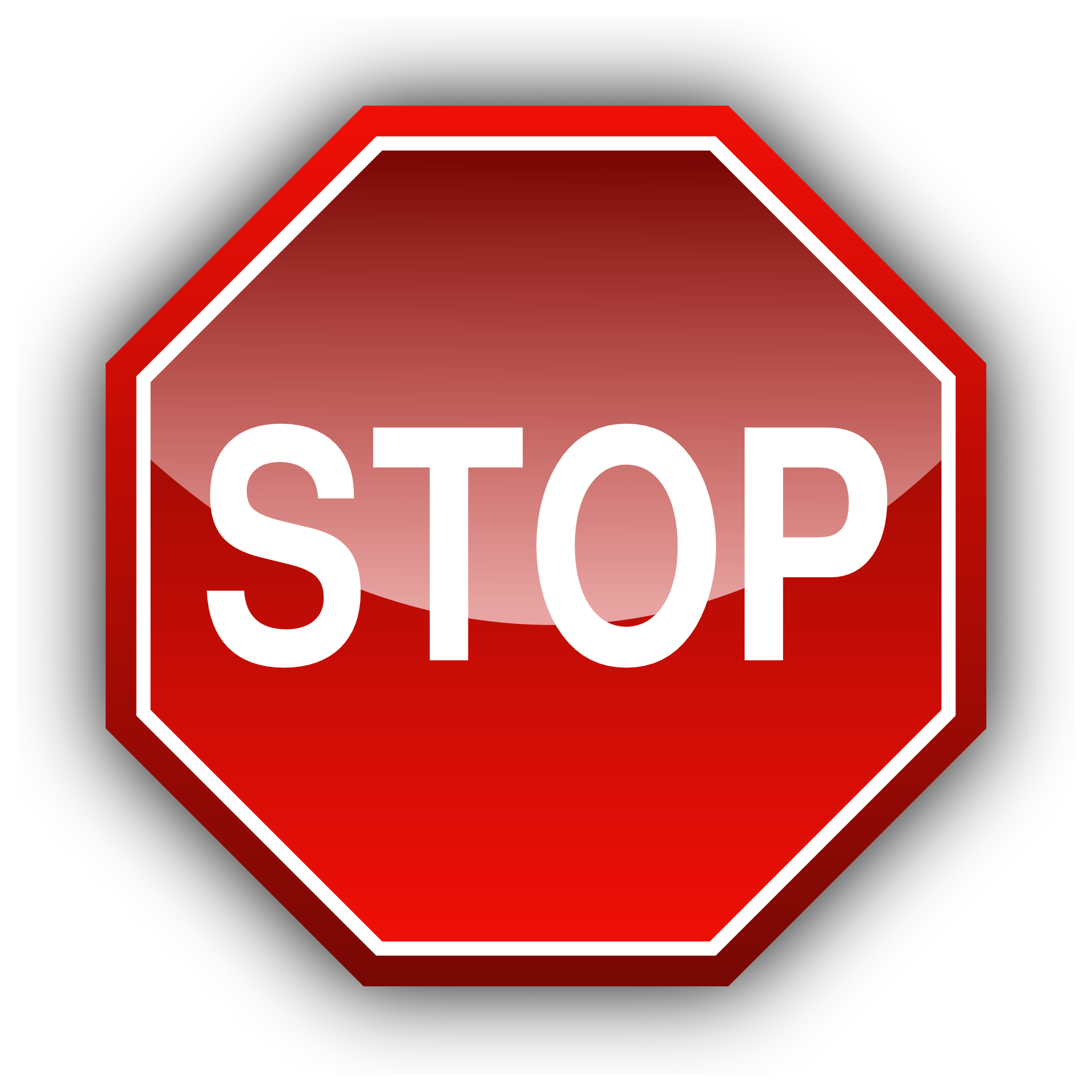 Red sign of stop,traffic vector
