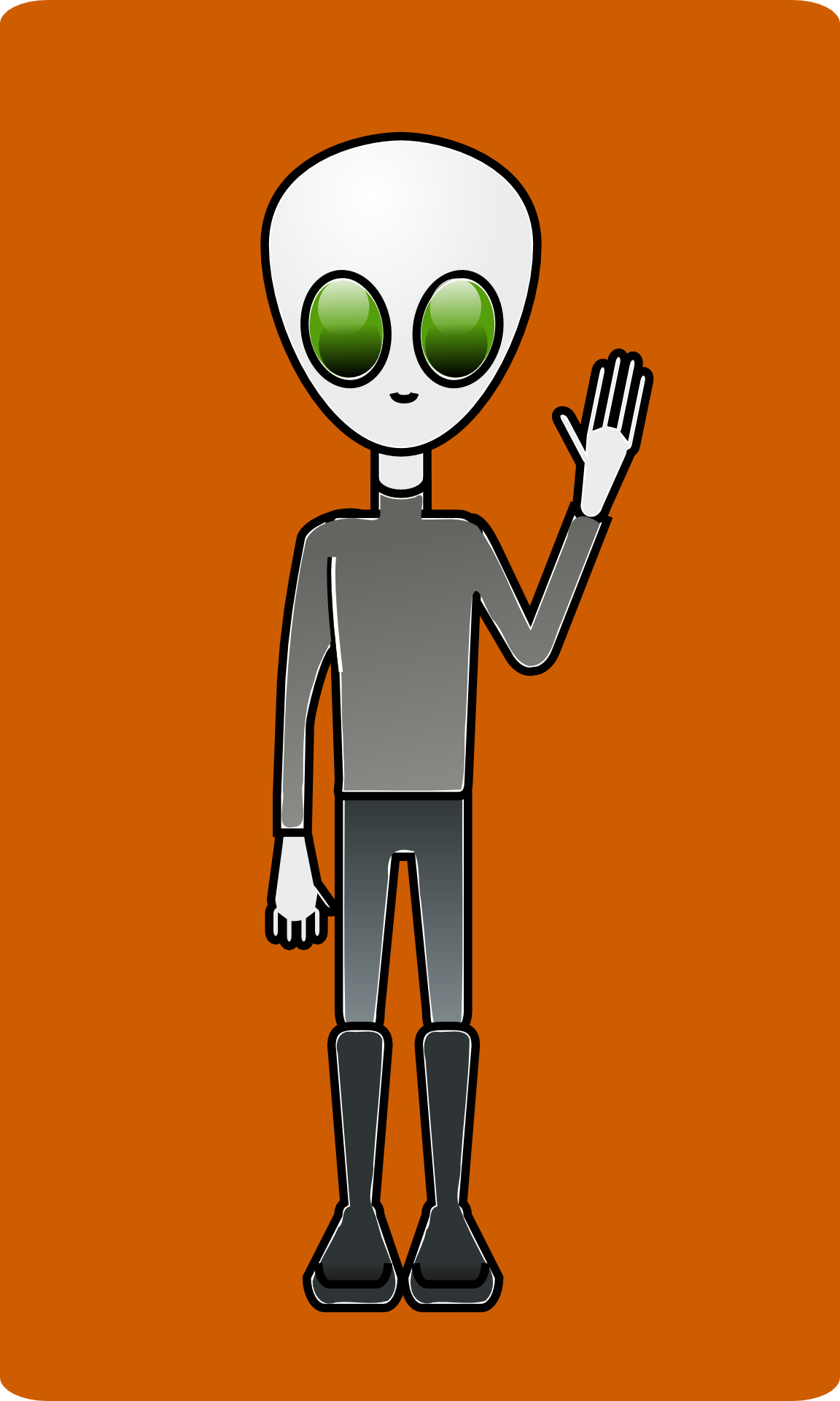 cartoon alien vector