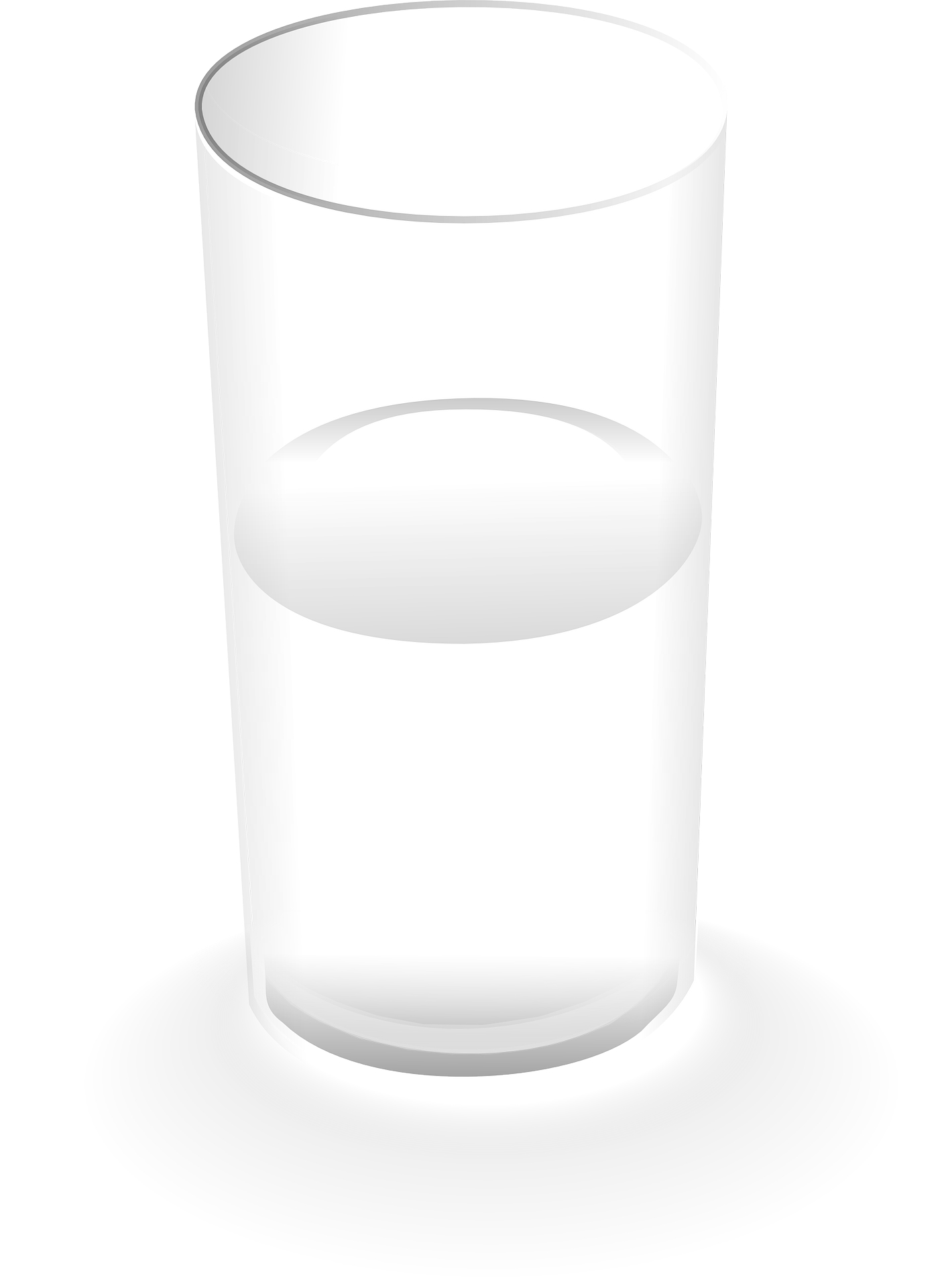 Glass cup,water,drink vector