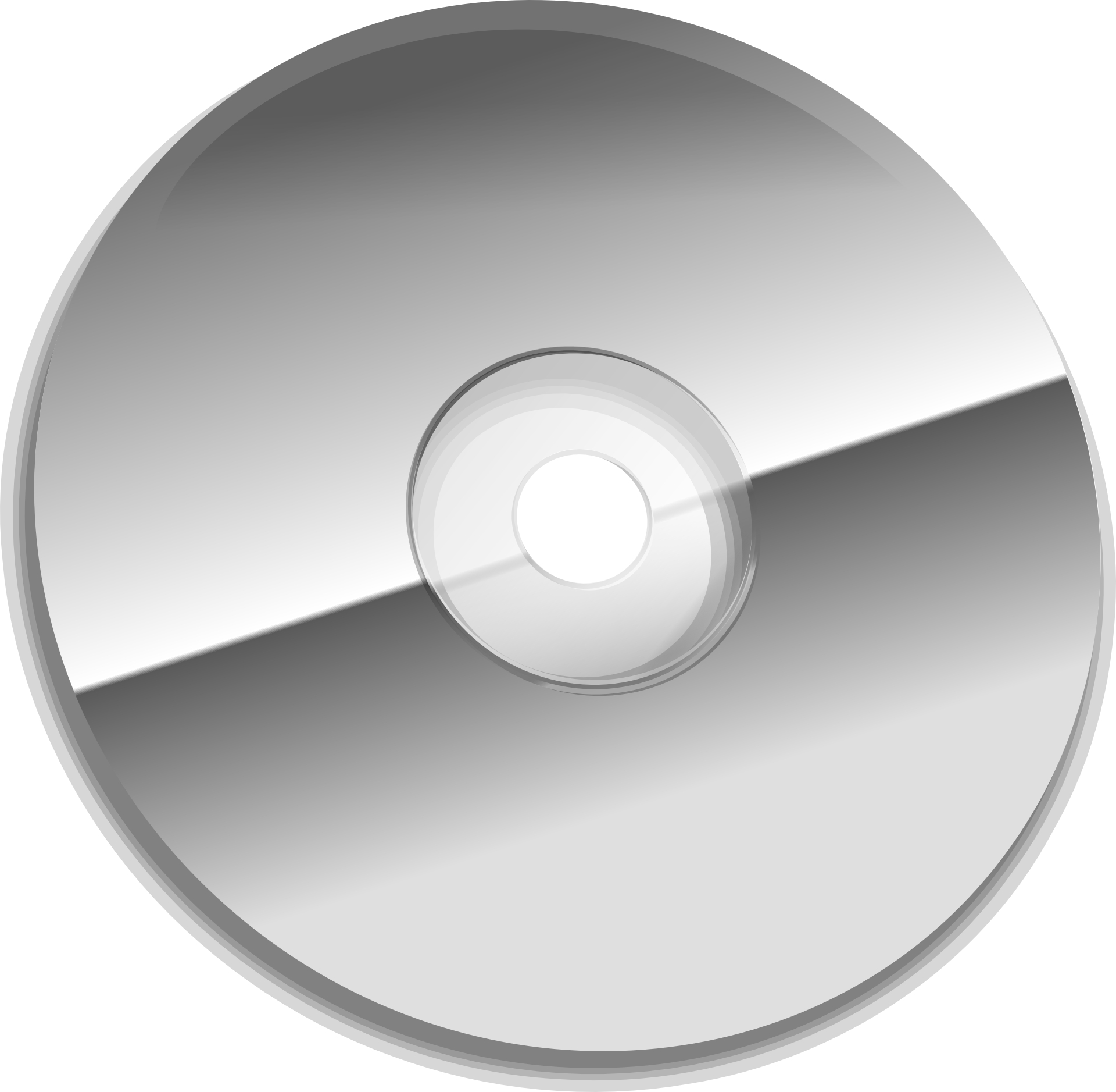 Gray dvd disk vector