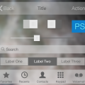 iOS 7 Iphone Flat UI Kit PSD For Free