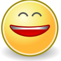 laugh-smiley face icon