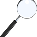 magnifying glass vector