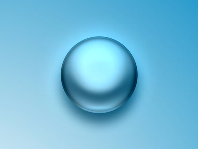 Free Blue Liquid Sphere PSD