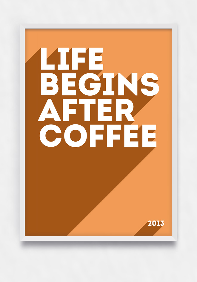 Free PSD Poster For Coffee Lover