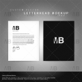 Freebie-Vector Letterhead Mockup PSD