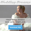 Wedding Dreams Theme-Free Website PSD Template