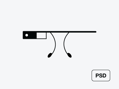 Free Google Glass Vector (AI)