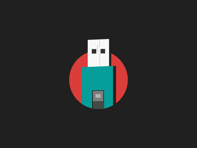 Free USB Drive icon PSD