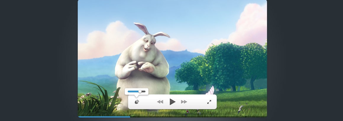 Free Video Player Interface PSD