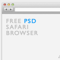 Safari Browser Mock-Up PSD