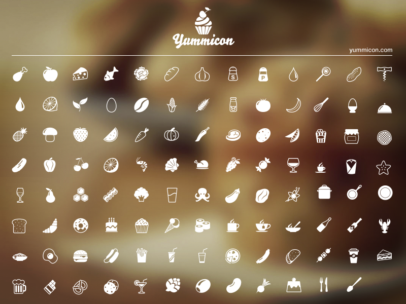 75 Awesome handcrafted Icons