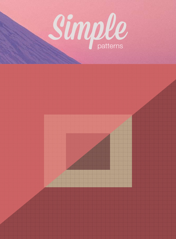 A small collection of beautiful photoshop patterns