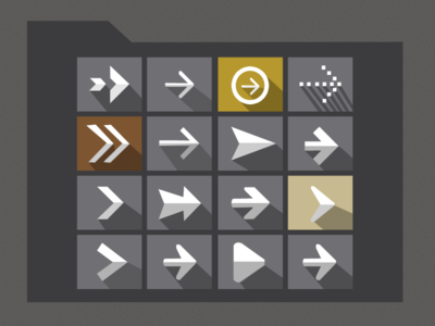Arrows icon Set PSD