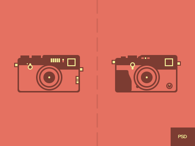 Fujifilm Cameras-Flat Style