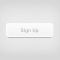 Icy White Button -Sign up PSD