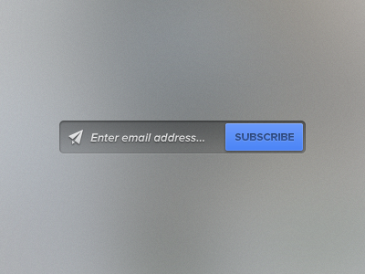 Newsletter Subscribe Field PSD Button