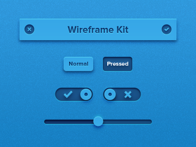 PSD-Wireframe Kit Photoshop