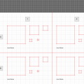 Vector Icon Grid Template Illustrator