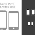 Vector Iphone Android Icons PSD