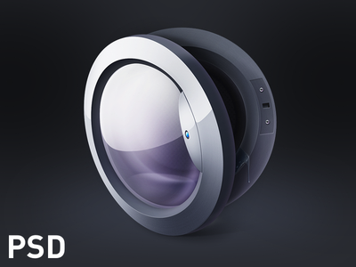 Washing Machine Icon PSD