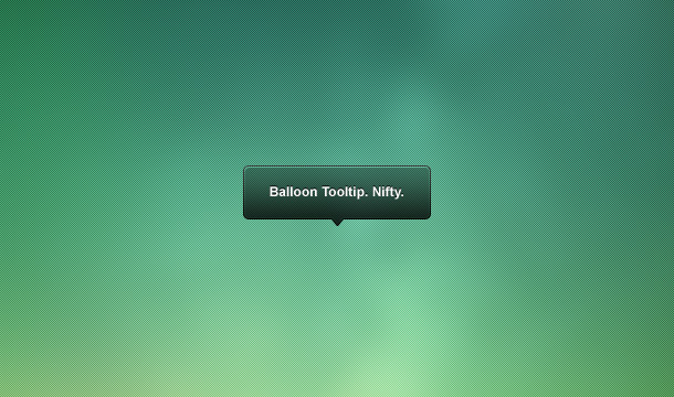 iOS APP Tooltip Balloon PSD