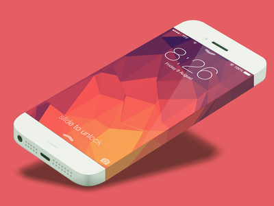 iOS Iphone 6 Infinity Mockup Template