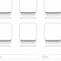 iOS iPhone icon Wireframe Sketch Template