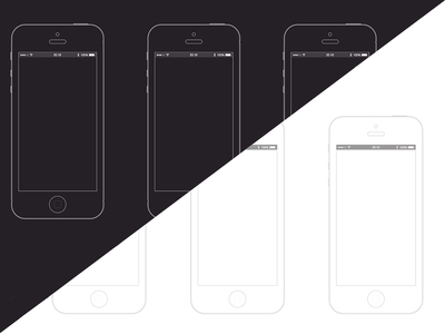 iPhone Wireframe Template (.sketch) Screenshot
