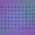 Cool Flat icons PSD (70 icons)