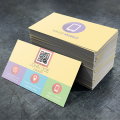 Flat Mockup Business Card Design Template PSD