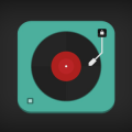 Flat Record Player icon PSD