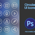 Free Circular Icon Set PSD