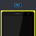 Free Nokia lumia PSD Template