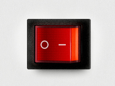 Free Power Toggle Switch Button PSD