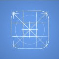 Free iOS 7 Icon Grid Blueprint PSD