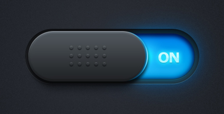 Switch Button PSD