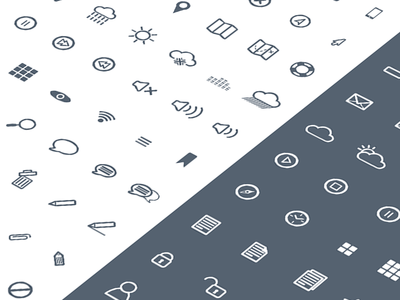 Free 80 Icons Pack (AI and EPS)