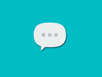 Free Message Icon PSD