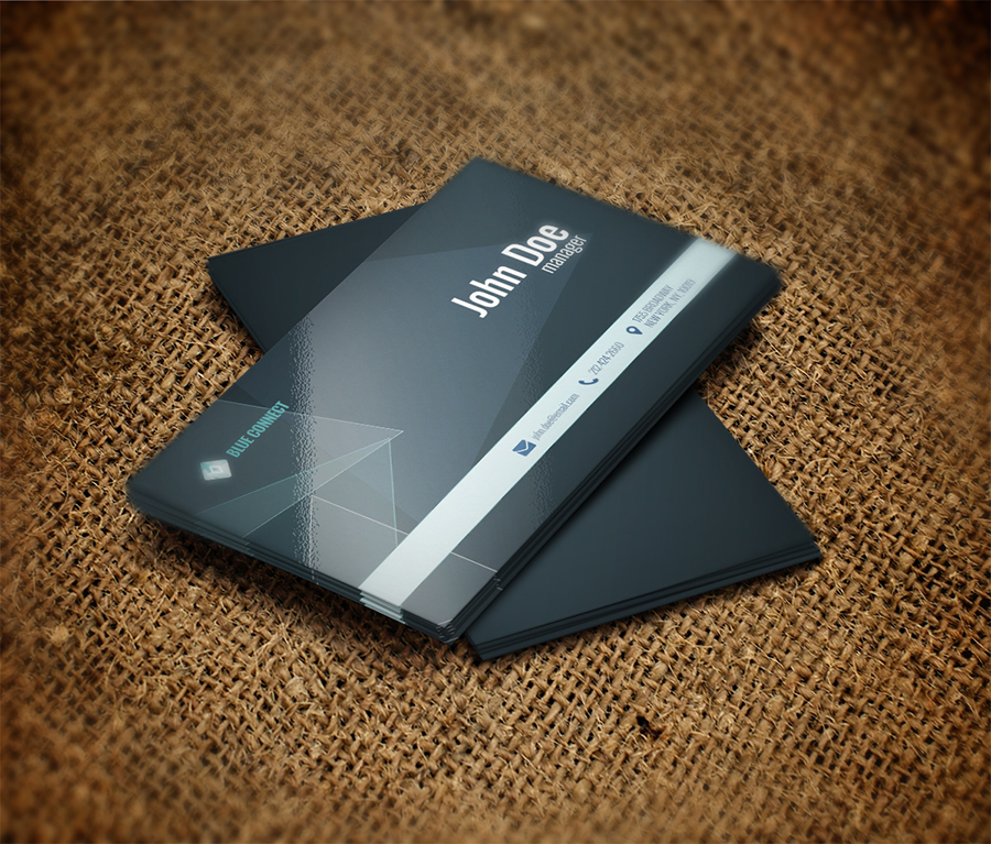 Free Business Card Template PSD For Print 1