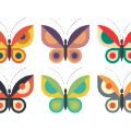Free Butterflies Vector Download