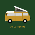 Go Camping Westfalia Vector AI