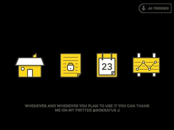 Icons free AI Download