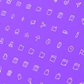 Set of Line & Solid 16px Grid Icons Vol1