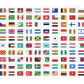 A free set of 100 flags for Sketch