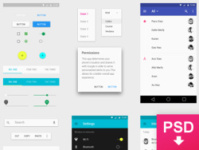 Android L UI Psd