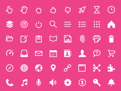 340 Freebies! Touch Icon Set PSD
