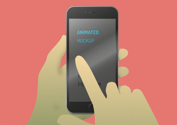Animated iphone ipad Mock-up