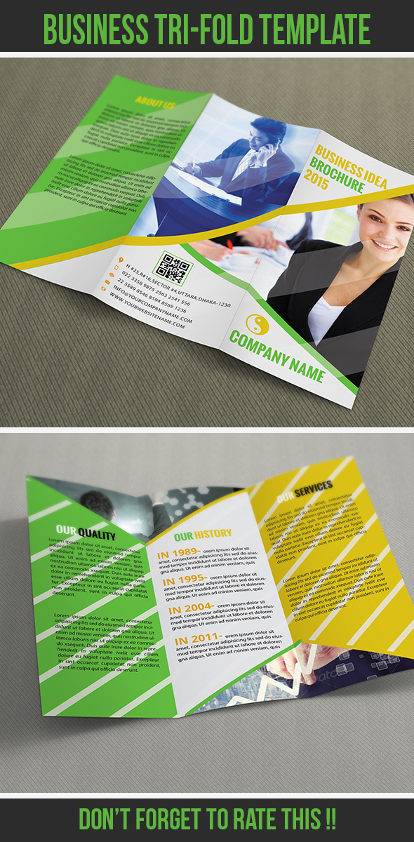 Business Trifold Template